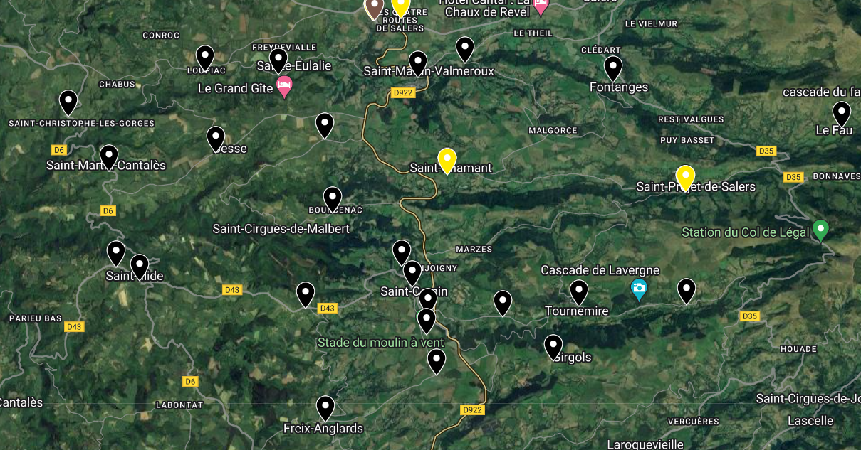 carte PAV