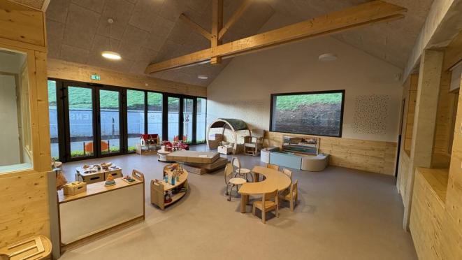 Intérieur de la micro crèche