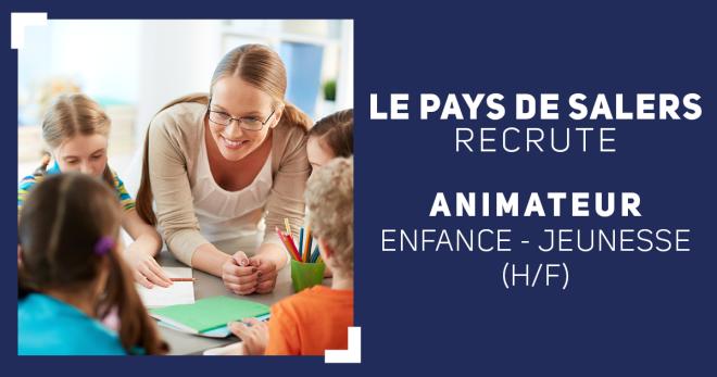 offre emploi animateur jeunesse