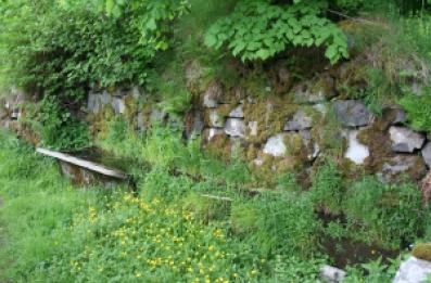 Abreuvoir en ciment