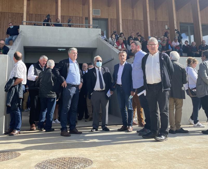 Inauguration du Stade du Moulin à Vent à St Cernin le 06 août 2021