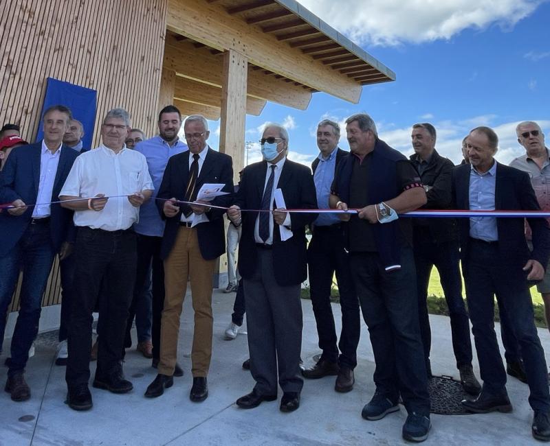 Inauguration du Stade du Moulin à Vent à St Cernin le 06 août 2021